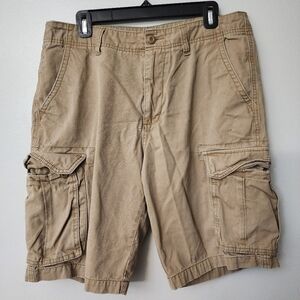 Old Navy Khaki Cargo Shorts Size 33